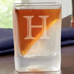 On the Rocks Personalized Whiskey Wedge Tumbler