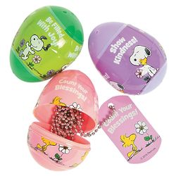 Inspirational Peanuts Easter Eggs filled with Toys