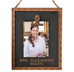 Personalized School Rules Hanging Clipboard Plaque