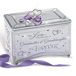 Love Between a Grandmother & Granddaughter Personalized Music Box