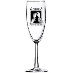 Imprinted Grand Noblesse Champagne Flute Favors