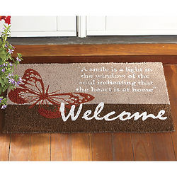 Butterfly Welcome Mat