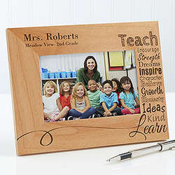 Personalized Our Teacher Picture Frame