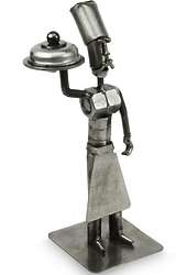 Master Chef Recycled Metal Sculpture