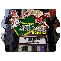 Personalized Marquee End Zone Sports Bar Vintage Sign