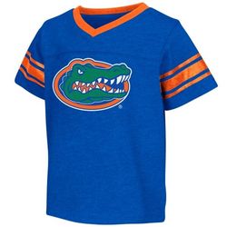 Infant Girl's Royal Blue Florida Gators V-Neck T-Shirt