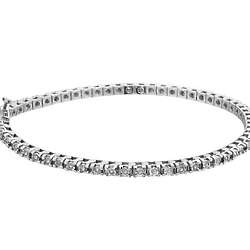 Diamond Tennis Bracelet in Sterling Silver