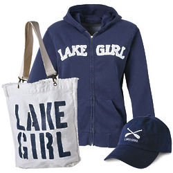 Lake Girl Hoodie with Matching Hat and Tote