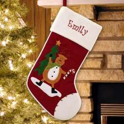 Personalized Reindeer Stocking