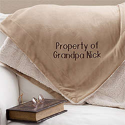 You Name It Personalized Sherpa Blanket