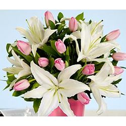 Spring Lily and Tulip Bouquet