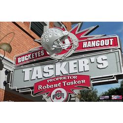 Ohio State Buckeyes Personalized College Football Pub Sign Canvas