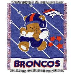 Baby's Denver Broncos Woven Jacquard Throw Blanket