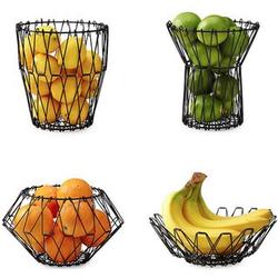 Folding Wire Fruit Basket