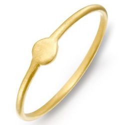 Delicate Gold Circle Ring