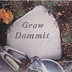 Garden Accent Stone - Grow Dammit