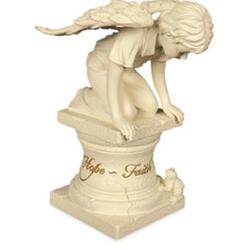 Brave Heart Pillar of Faith Angel Figurine