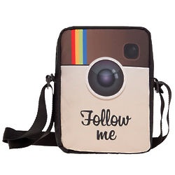 Follow Me Instagram Messenger Crossbody Bag