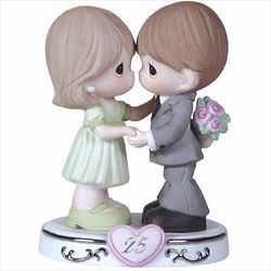 Precious Moments 25th Anniversary Couple Figurine