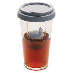 Duck Tea Infuser and Glass Mug