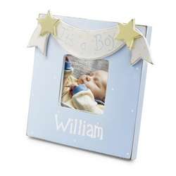 Hand Painted It's a Boy Picture Frame