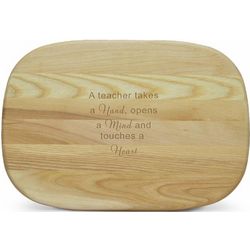 Hand, Mind, Heart Teacher Medium Carving Board
