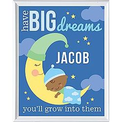 Personalized Baby's Big Dreams Print