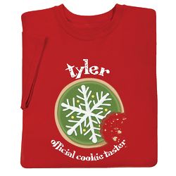 Personalized Official Cookie Taster T-Shirt