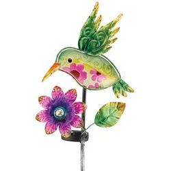 Solar Hummingbird Garden Stake - FindGift.com