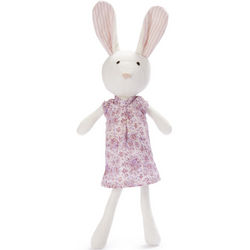 Emma the White Rabbit Organic Doll