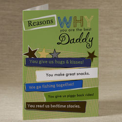 His Personalized Reasons You're the Best Greeting Card