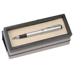 Personalized Chrome Finish Colored Ball Pen in Matching Color Box