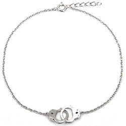 Handcuff Sterling Silver Anklet