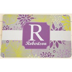 Personalized Spring Blossoms Doormat