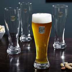 Personalized Regal Crest Pilsner Beer Glasses