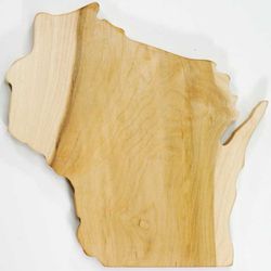 Wisconsin State Shape Cheese Board