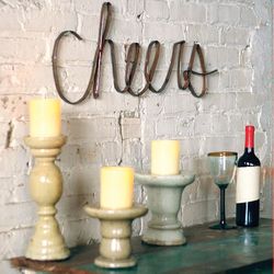 Scrap Iron Cheers Wall Sign