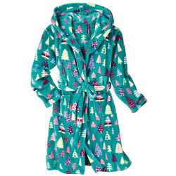Magical Forest Hooded Fleece Robe
