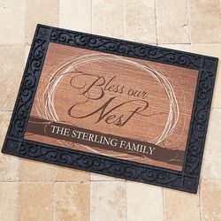 Bless Our Nest Personalized Doormat