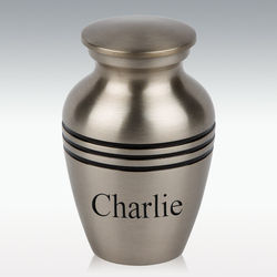 Personalized Classic Mini Pewter Grecian Cremation Urn