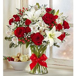 Large Fields of Europe Christmas Bouquet