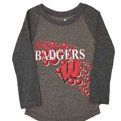 Preschool Girls Wisconsin Badgers Long Sleeve Top