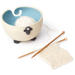 Sherman the Sheep Yarn Bowl Knitting Kit