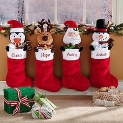 Animated Character Personalized Christmas Stocking