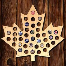 Maple Leaf Beer Cap Map