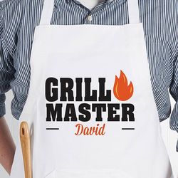Master of the Grill Personalized Adult Apron