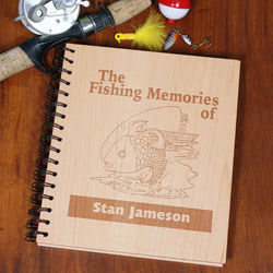 Personalized Fishing Memories Photo Album