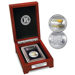 2014 NFL New England Patriots Legal Tender Silver Dollar Coin