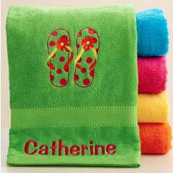 Personalized Colorful Cotton Beach Towel