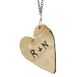 Personalized Lover's Birch Necklace